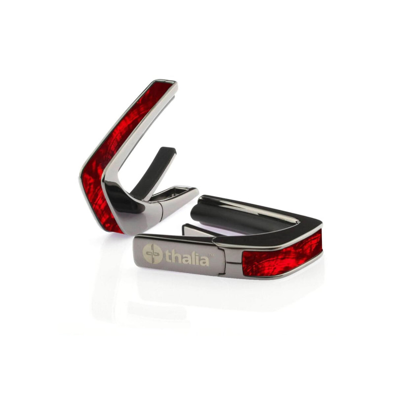 Thalia TH-CB200-RW Shell Collection Capo/ Red Angel/ Black Chrome Exotic Series