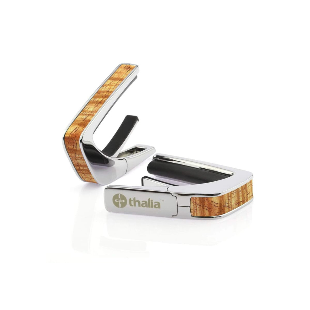 Thalia TH-CC200-HK Wood Collection Capo/ Koa AAA/ Chrome Exotic Series