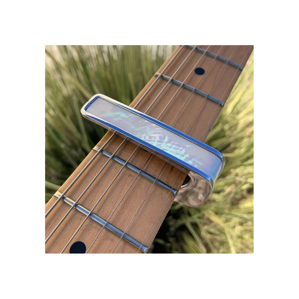 Thalia TH-CC200-MP Shell Collection Capo/ White MOP/ Chrome Exotic Series