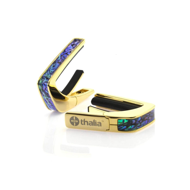 Thalia TH-CG200-BA Shell Collection Capo/ Blue Abalone/ Gold Exotic Series