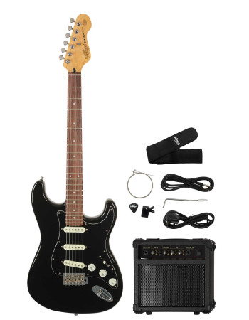 Vintage V60 Coaster Electric Guitar Pack BK
