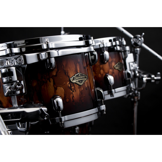 Tama WBST10A-MBR Starclassic Walnut/Birch Lacquer Rack Tom 10" x 8" - Molten Brown Burst/Chrome HW Tama WBST10A-MBR Starclassic Walnut/Birch Lacquer Rack Tom 10" x 8" - Molten Brown Burst/Chrome HW