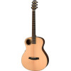 Walden WAB103EH Steel String Guitar, Baritone Grand Auditorium, satin,EQ, Case
