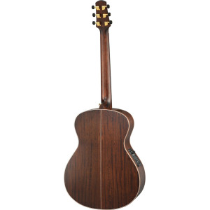 Walden WAB103EH Steel String Guitar, Baritone Grand Auditorium, satin,EQ, Case