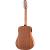 Walden WAD552EW Steel String Guitar, 12-String, Dreadnought, Solid Top, matt, E Q, Gigbag