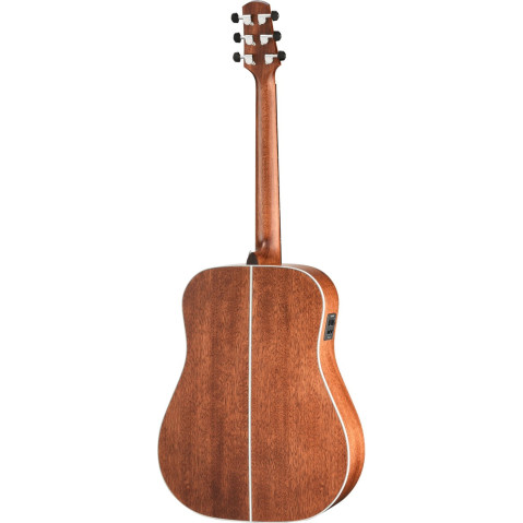 Walden WAD740EW Steel String Guitar, Dreadnought, all solid, Satin Finish, EQ, Gigbag