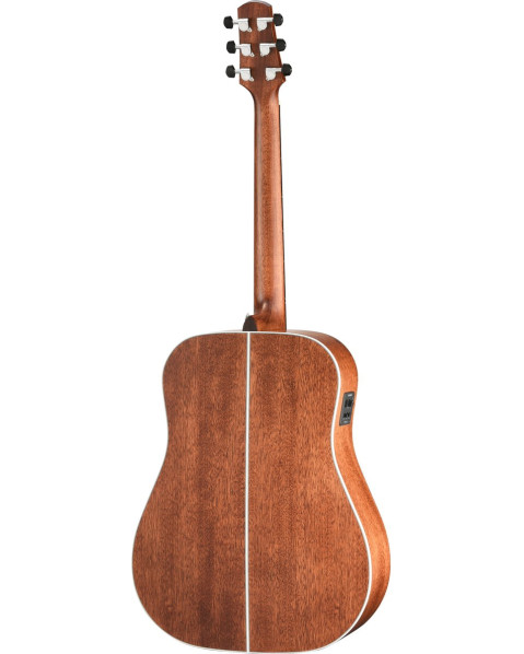 Walden WAD740EW Steel String Guitar, Dreadnought, all solid, Satin Finish, EQ, Gigbag