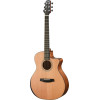 Walden WAG2070RCEH Steel String Guitar, Grand Auditorium Cut, All Solid, Satin, EQ , Case