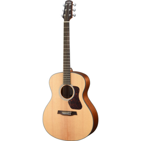Walden WAG550EW Steel String Guitar, Grand Auditorium, Solid Top, OP Finish, EQ , Gigbag
