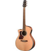 Walden WAG550RCELW Steel String Guitar, Grand Auditorium, Left-handed, Solid Top, EQ, Gigbag
