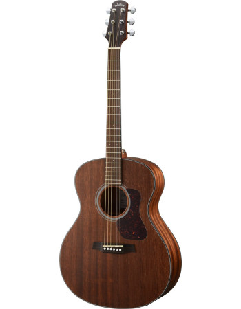 Walden WAG551EW Steel String Guitar, Gr. Aud., Mahogony Solid Top, OP Finish, E Q, Gigbag