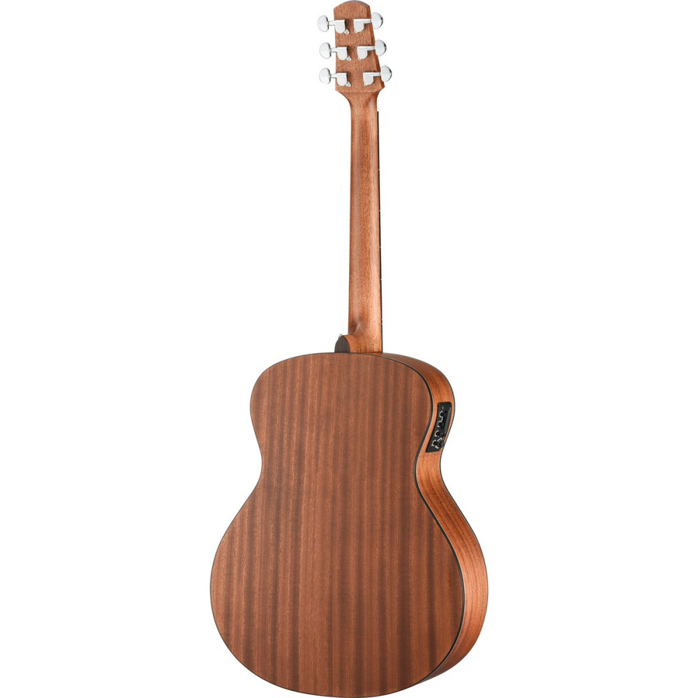 Walden WAG551EW Steel String Guitar, Gr. Aud., Mahogony Solid Top, OP Finish, E Q, Gigbag