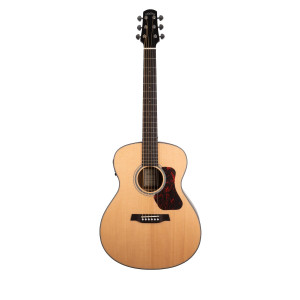 Walden WAG553E-48-W Steel String Guitar, Grand Auditorium,solid top,satin finish,EQ ,48mm, bag