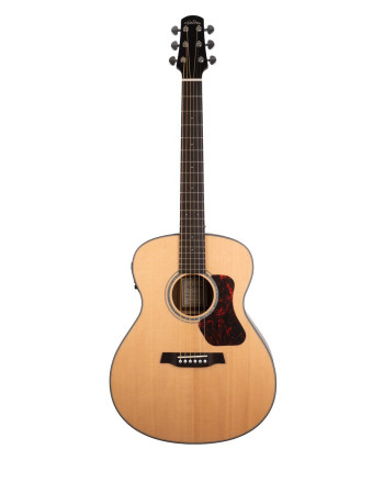 Walden WAG553E-48-W Steel String Guitar, Grand Auditorium,solid top,satin finish,EQ ,48mm, bag