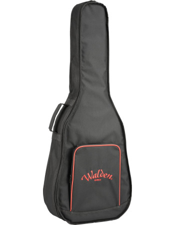 Walden WAG570ETBW Steel String Guitar, Gr. Auditorium, Solid Top, Tobacco Burst, EQ, Gigbag
