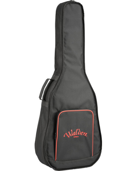 Walden WAG570ETBW Steel String Guitar, Gr. Auditorium, Solid Top, Tobacco Burst, EQ, Gigbag