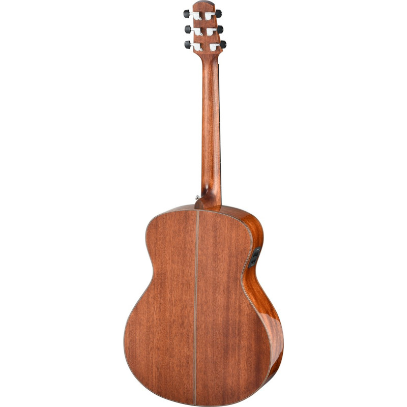 Walden WAG740RE-G-W Steel String Guitar, Grand Auditorium, all solid, armrest, glos s, EQ