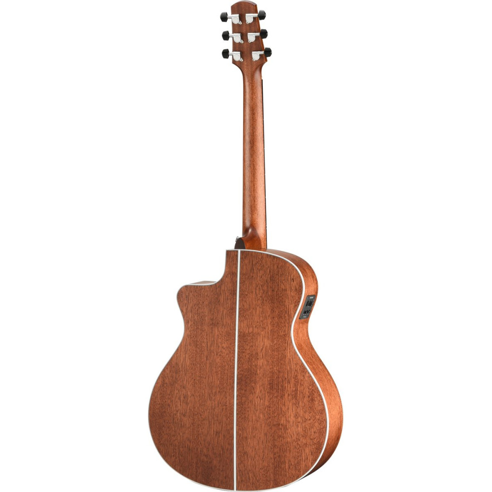 Walden WAG770CEW Steel String Guitar, Grand Auditorium Cut, All Solid, Satin, EQ , Gigbag