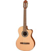 Walden WAN255CE Classical Guitar, Cutaway, Laminated, Hawthorne, EQ, satin fini sh