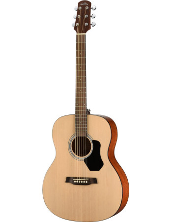 Walden WAO350W Steel String Guitar, Orchestra Model, Laminated, Gloss Finish, Gigbag