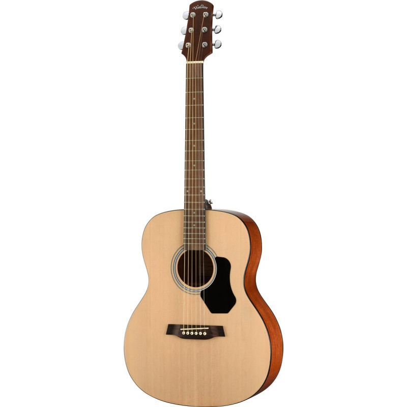 Walden WAO350W Steel String Guitar, Orchestra Model, Laminated, Gloss Finish, Gigbag