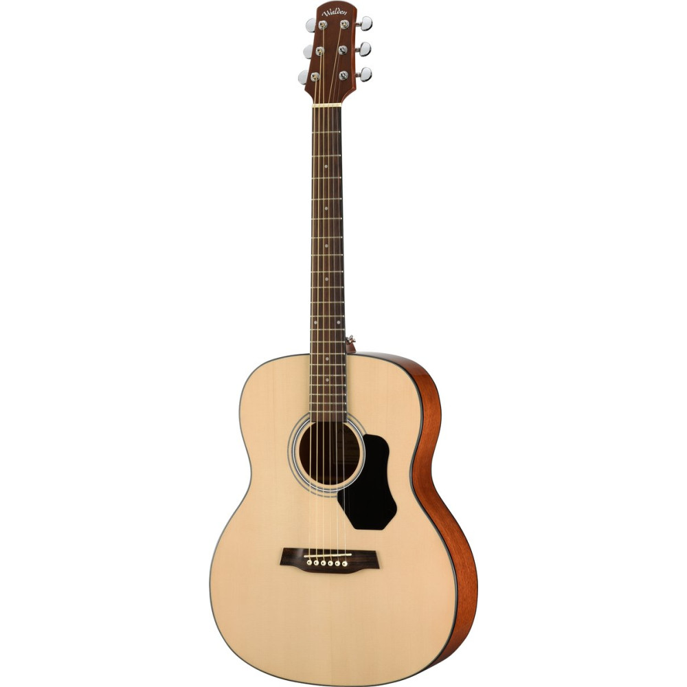 Walden WAO450W Steel String Guitar, Orchestra Model, Solid Top, Gloss Finish, Gigbag