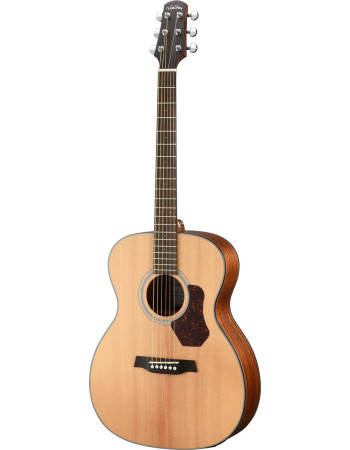 Walden WAO550EW Steel String Guitar, Orchestra Model, Solid Top, OP Finish, EQ, Gigbag