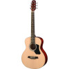 Walden WAT350W Steel String Guitar, Travelbody, Gloss Finish, Gigbag
