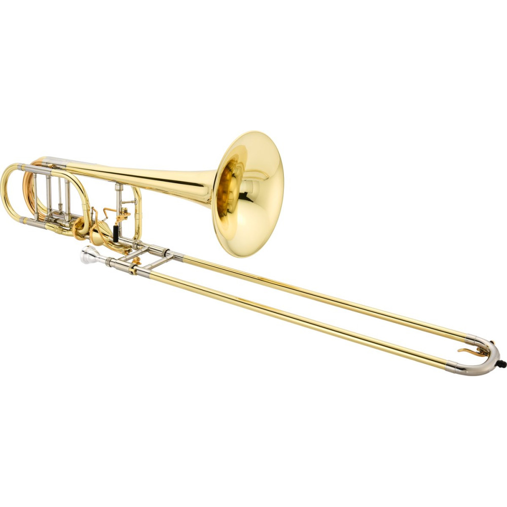 XO Brass XO1240LT XO Bb/F/Gb/D Bass Trombone, lacquered, Thayer