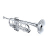 XO Brass XO1602RSSR3 XO Bb Trumpet, silver-plated, Reversed, 127mm, Rose brass