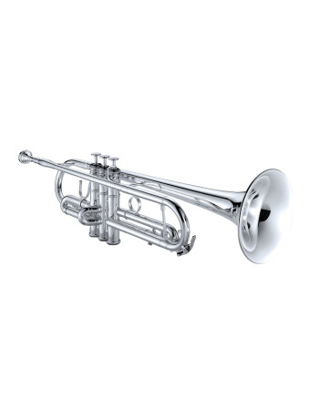 XO Brass XO1602RSSR3 XO Bb Trumpet, silver-plated, Reversed, 127mm, Rose brass