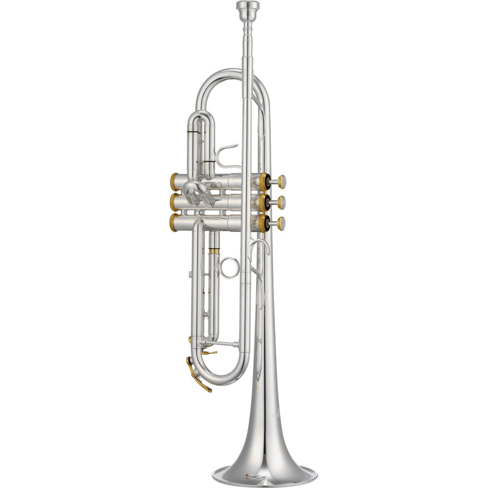 XO Brass XO1602SLTR XO Bb Trumpet, Light, silver-plated, reversed,