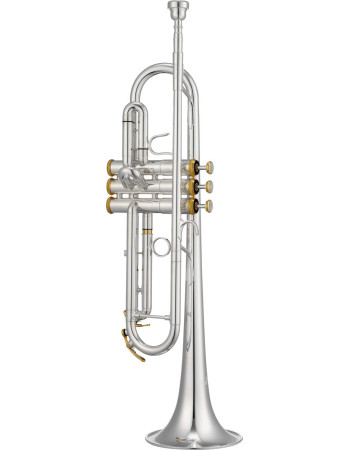 XO Brass XO1602SLTR XO Bb Trumpet, Light, silver-plated, reversed,