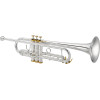 XO Brass XO1602SLTR XO Bb Trumpet, Light, silver-plated, reversed,