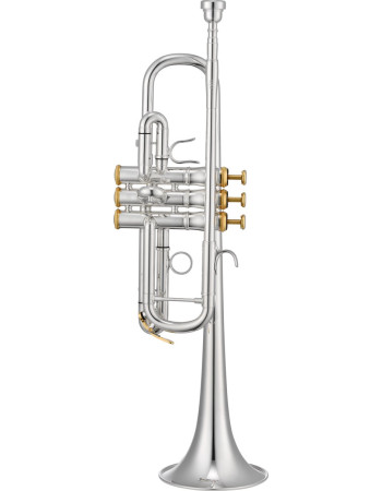 XO Brass XO1624RSR XO C Trumpet, silver-plated, Reversed, Rose brass