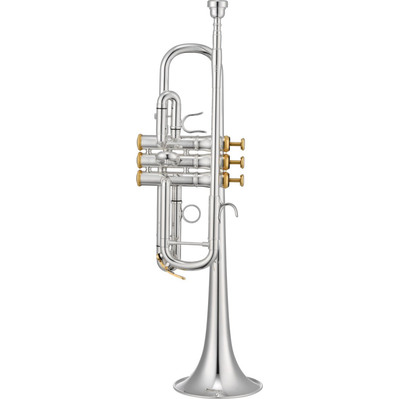 XO Brass XO1624RSR XO C Trumpet, silver-plated, Reversed, Rose brass