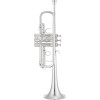 XO Brass XO1624SSR XO C Trumpet, silver-plated, Reversed