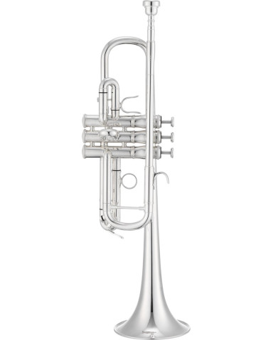 XO Brass XO1624SSR XO C Trumpet, silver-plated, Reversed