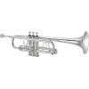 XO Brass XO1624SSR XO C Trumpet, silver-plated, Reversed