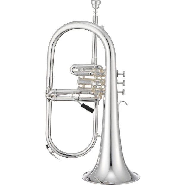 XO Brass XO1646RSS XO Bb Flugelhorn, silver-plated, Rose brass