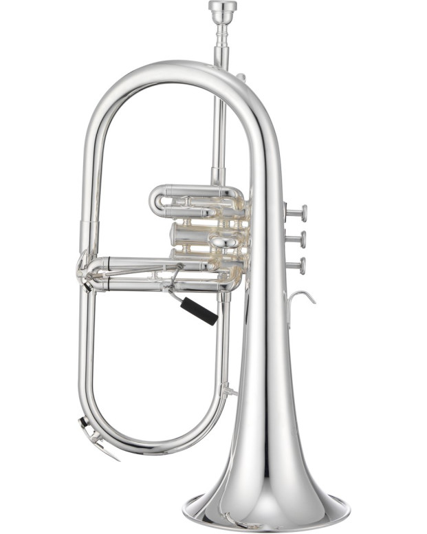 XO Brass XO1646RSS XO Bb Flugelhorn, silver-plated, Rose brass