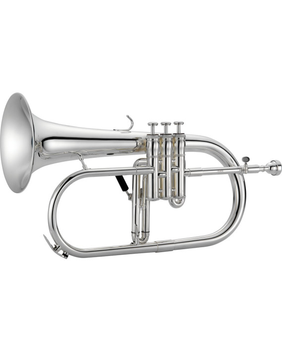 XO Brass XO1646RSS XO Bb Flugelhorn, silver-plated, Rose brass