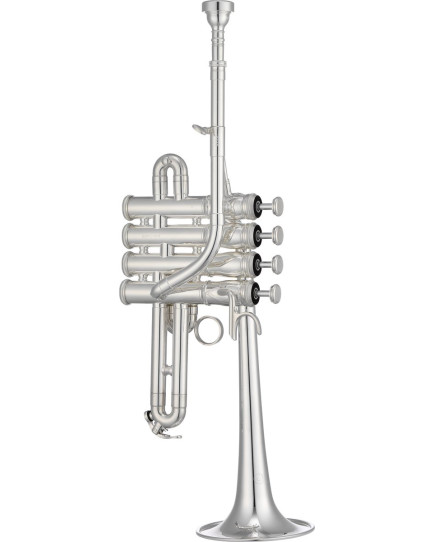 XO Brass XO1700RSS XO Bb/A Piccolo Trumpet, silver-plated, Rose brass