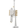 XO Brass XO1700S XO Bb/A Piccolo Trumpet, silver-plated