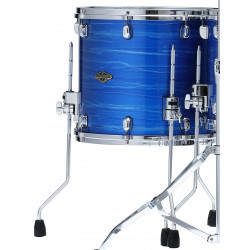 Tama WBSF16A-LOR Starclassic Walnut/Birch Lacquer Floor Tom 16" x 14" - Lacquer Ocean Blue Ripple/Chrome HW
