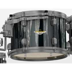 Tama MAT1309U-BCS Starclassic Maple Lacquer Rack Tom 13" x 9" - Black Clouds & Silver Linings/Smoked Black Nickel HW