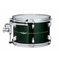 Tama TBT1309S-CDKG STAR Bubinga Rack Tom 13" x 9" - Dark Green Cordia/Chrome HW/Inlay: Only Outside