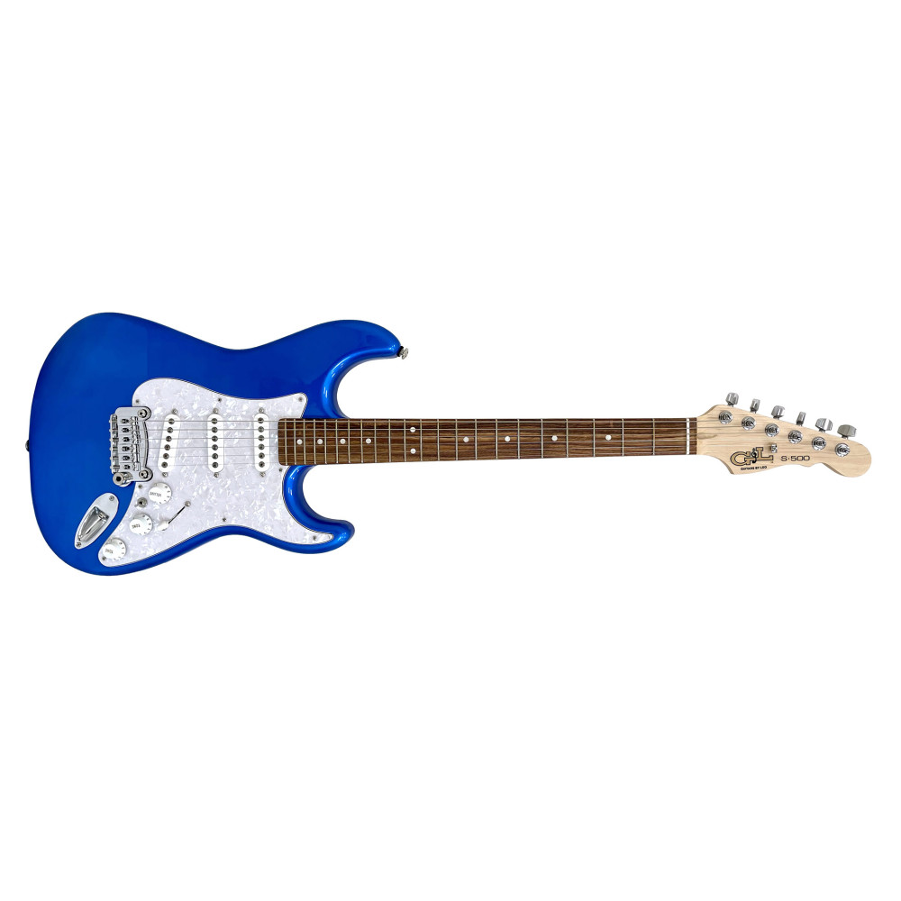 G&L USA Fullerton Deluxe S-500 - Electric Blue