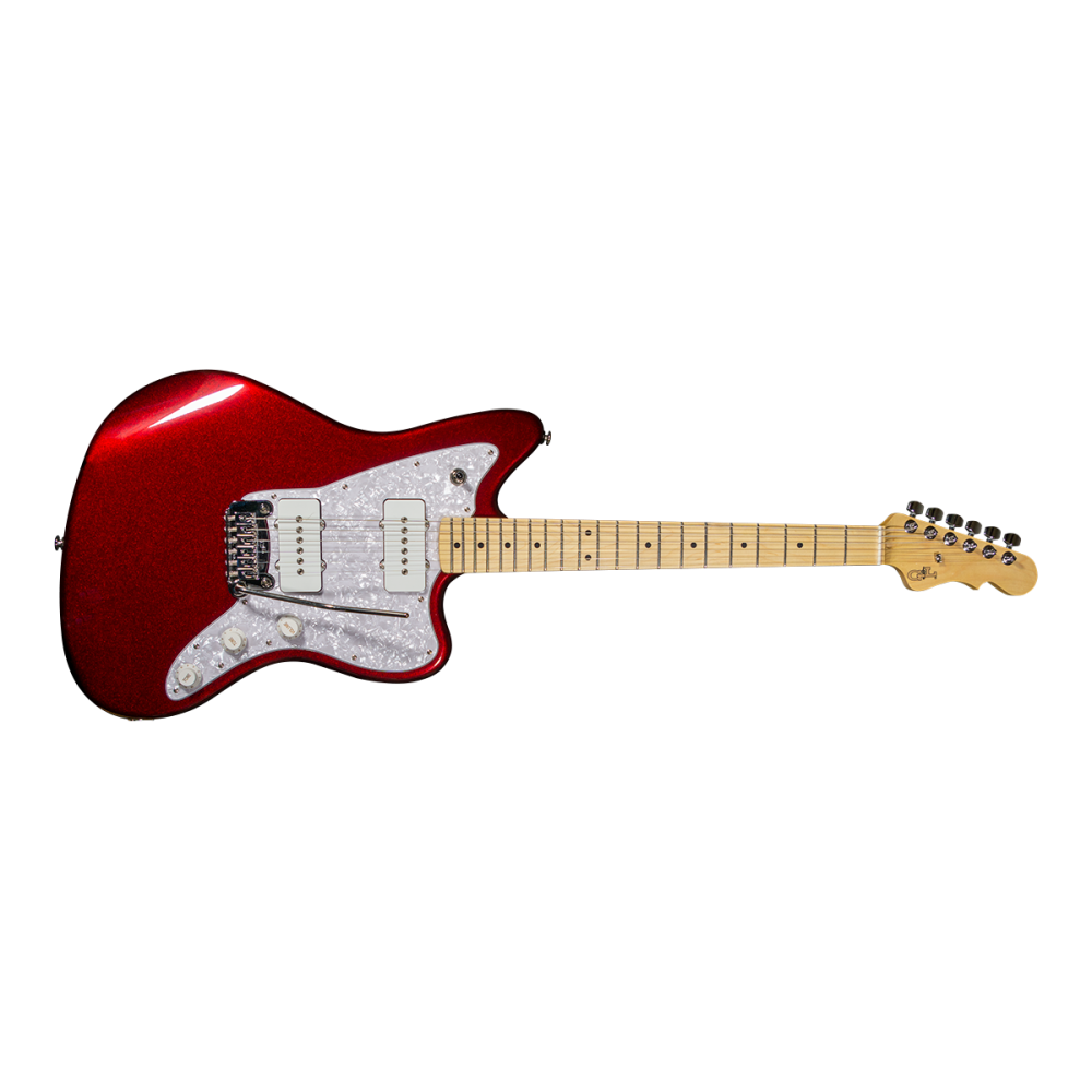 G&L USA Fullerton Deluxe Doheny - Red Ruby Metallic