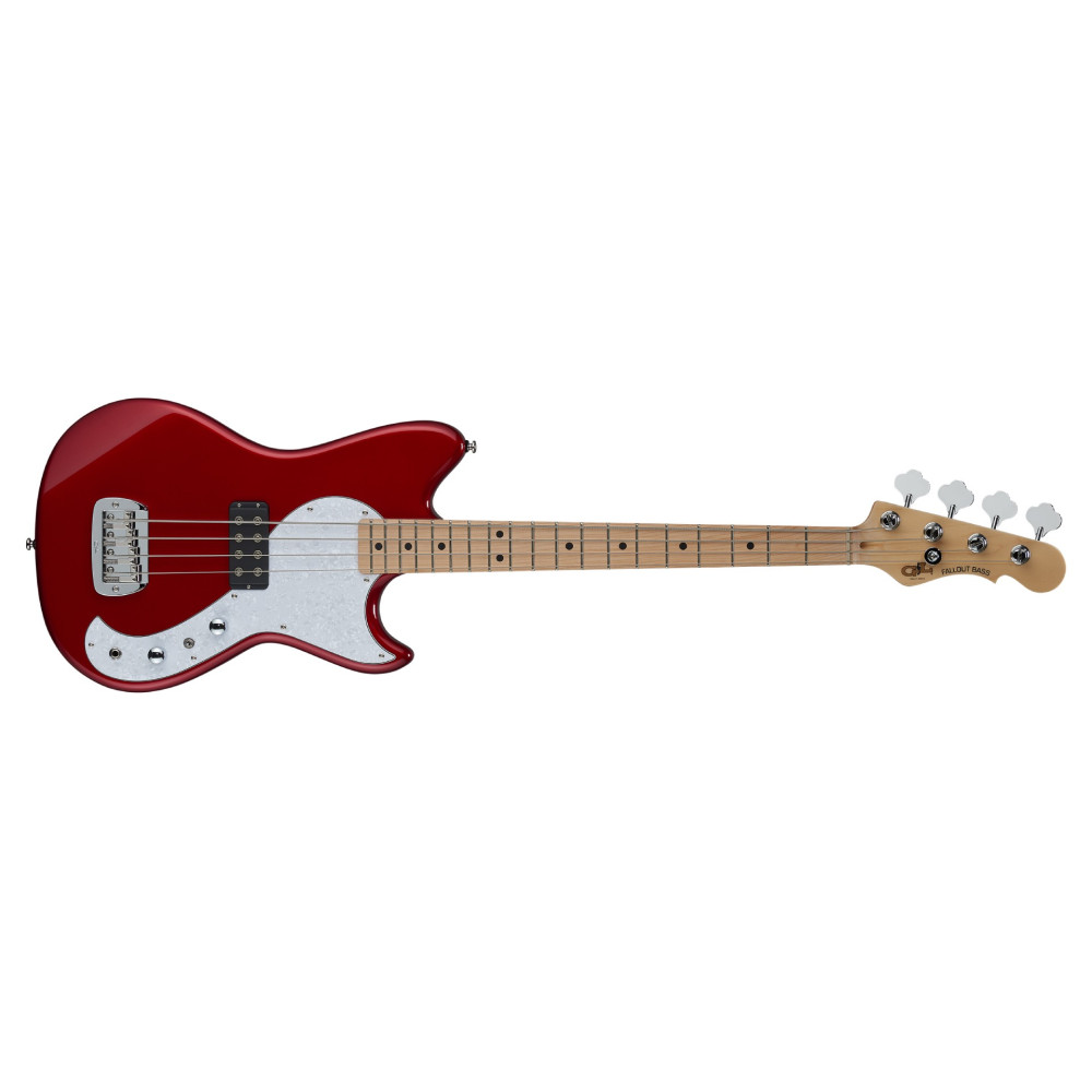G&L Tribute Fallout Bass Olympic White, RW